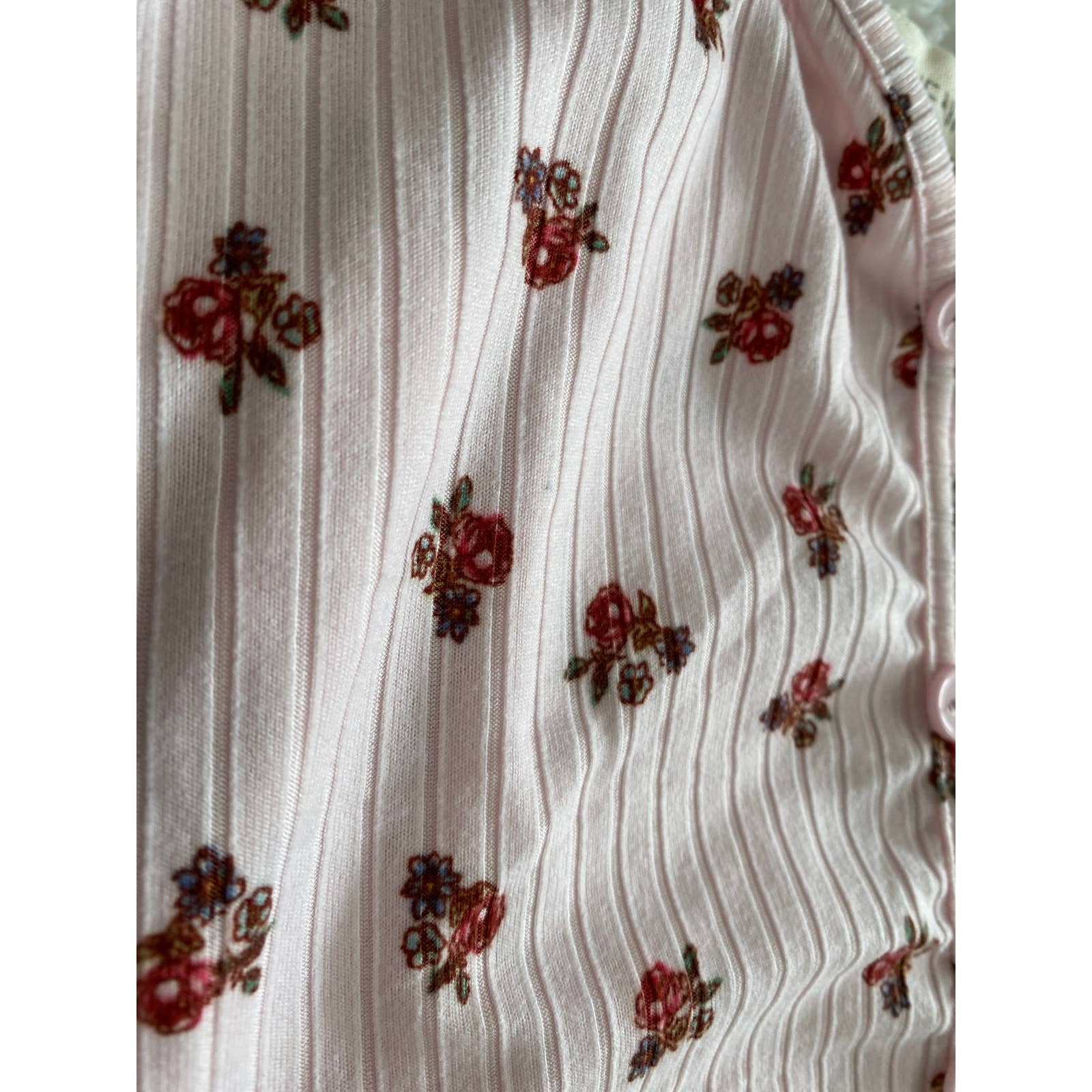 Love Wins Womens Pink Floral Strappy Light Tank Top New Large — image 6 of 7